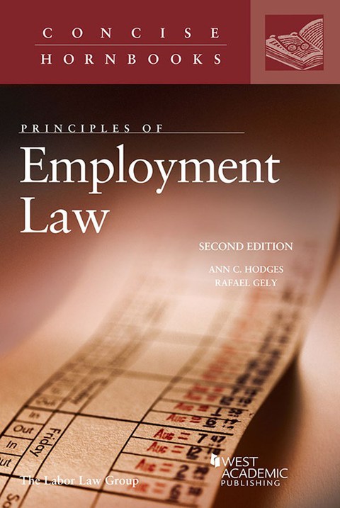 Cover image for book Hodges and Gely's Principles of Employment Law