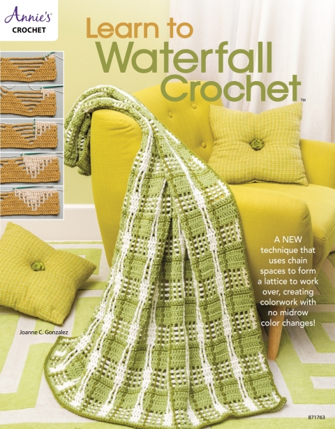 Cover image for book Learn to Waterfall Crochet