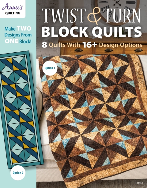 Cover image for book Twist &amp; Turn Block Quilts