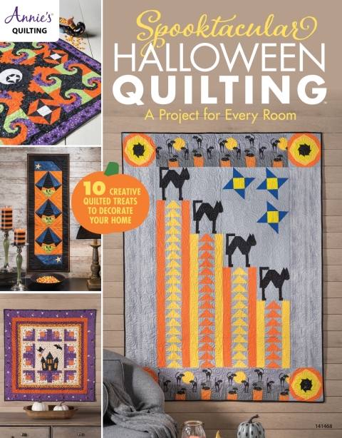 Cover image for book Spooktacular Halloween Quilting