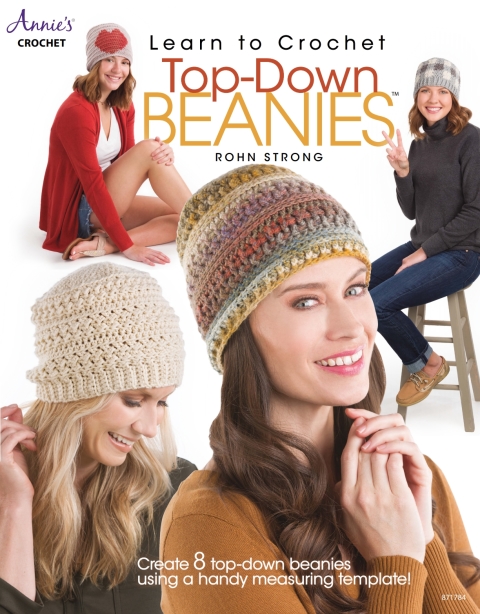 Cover image for book Learn to Crochet Top-Down Beanies