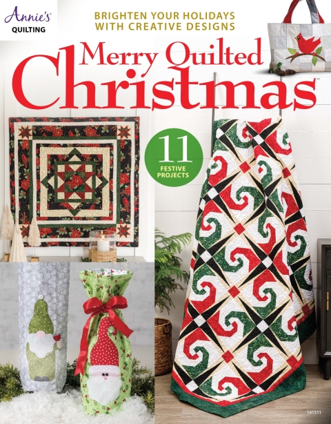 Cover image for book Merry Quilted Christmas