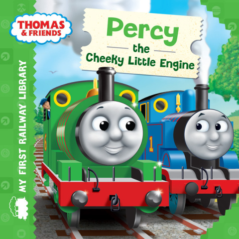 Cover image for book Percy the Cheeky Little Engine (Thomas & Friends My First Railway Library)