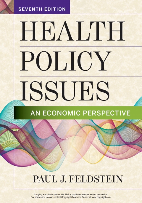 Cover image for book Health Policy Issues: An Economic Perspective