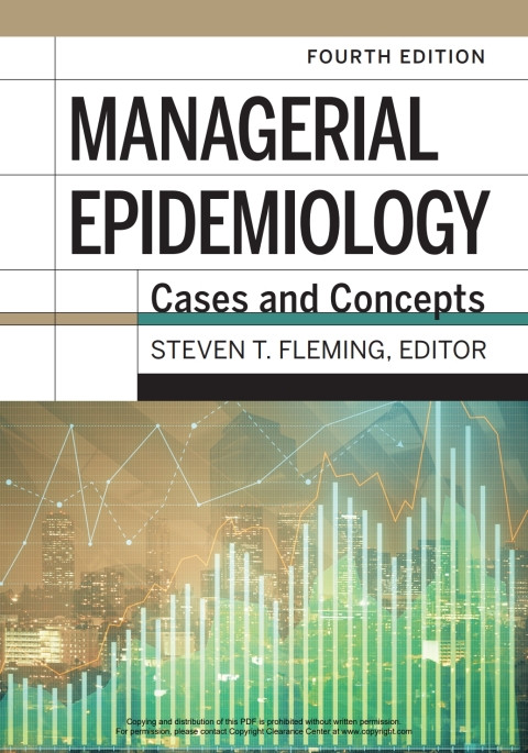 Cover image for book Managerial Epidemiology: Cases and Concepts