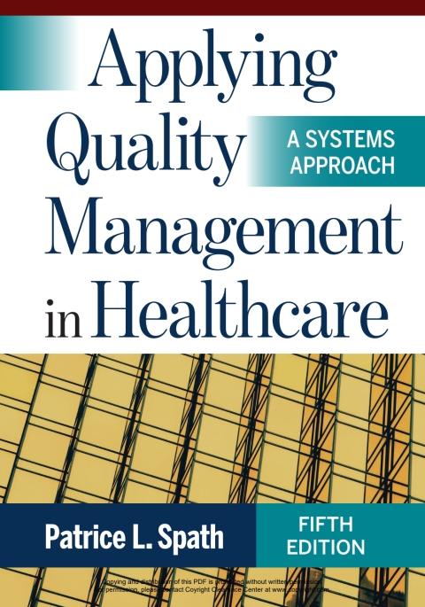 Cover image for book Applying Quality Management in Healthcare: A Systems Approach
