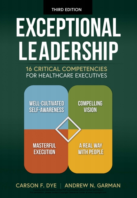 Cover image for book Exceptional Leadership: 16 Critical Competencies for Healthcare Executives