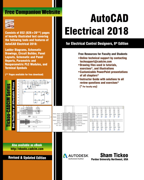 Cover image for book AutoCAD Electrical 2018 for Electrical Control Designers