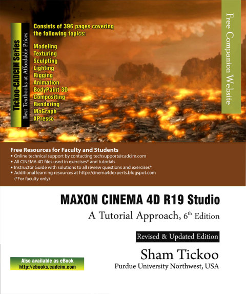 Cover image for book MAXON CINEMA 4D R19 Studio: A Tutorial Approach