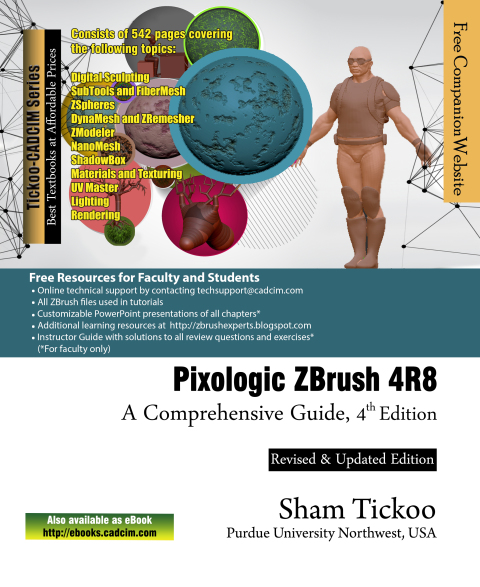 Cover image for book Pixologic ZBrush 4R8: A Comprehensive Guide