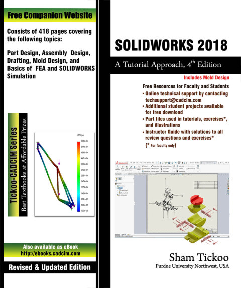 Cover image for book SOLIDWORKS 2018: A Tutorial Approach