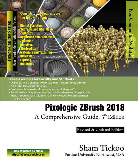 Cover image for book Pixologic ZBrush 2018: A Comprehensive Guide