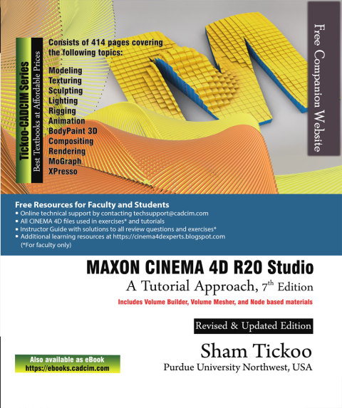 Cover image for book MAXON CINEMA 4D R20 Studio: A Tutorial Approach