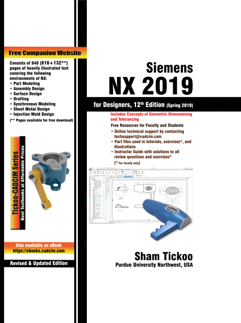 Cover image for book Siemens NX 2019 for Designers