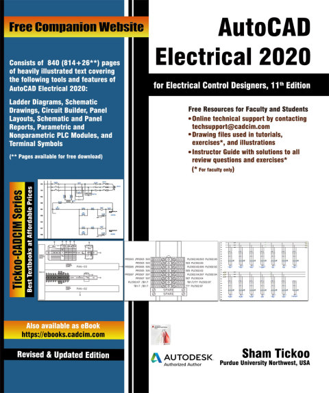 Cover image for book AutoCAD Electrical 2020 for Electrical Control Designers