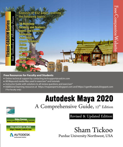 Cover image for book Autodesk Maya 2020: A Comprehensive Guide
