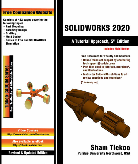 Cover image for book SOLIDWORKS 2020: A Tutorial Approach