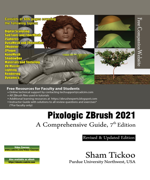 Cover image for book Pixologic ZBrush 2021: A Comprehensive Guide