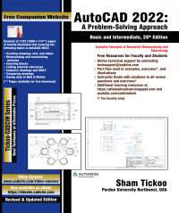 Cover image: AutoCAD 2022: A Problem - Solving Approach, Basic and Intermediate 28th edition 9781640571167