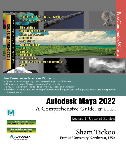 Cover image for book Autodesk Maya 2022: A Comprehensive Guide