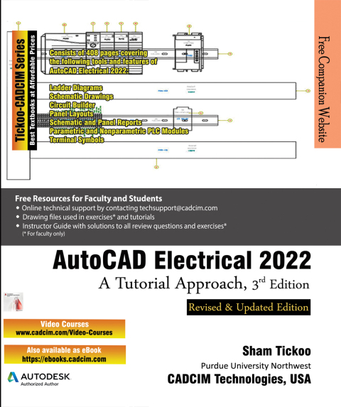 Cover image for book AutoCAD Electrical 2022: A Tutorial Approach