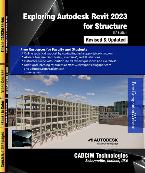 Cover image for book Exploring Autodesk Revit 2023 for Structure