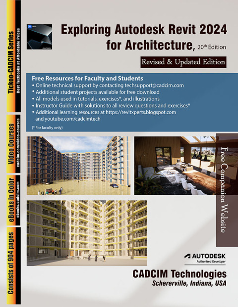 Cover image for book Exploring Autodesk Revit 2024 for Architecture