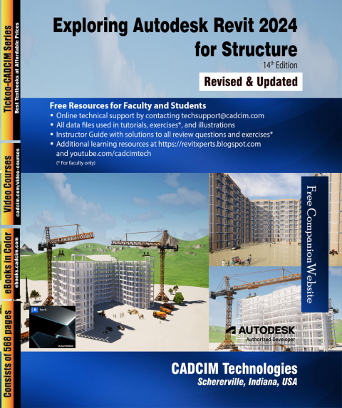 Cover image for book Exploring Autodesk Revit 2024 for Structure