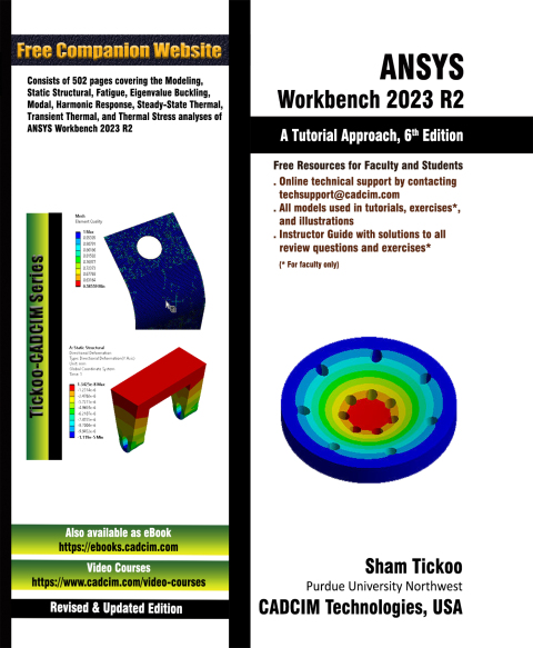 Cover image for book ANSYS Workbench 2023 R2: A Tutorial Approach