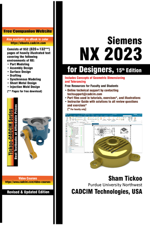 Cover image for book Siemens NX 2023 for Designers