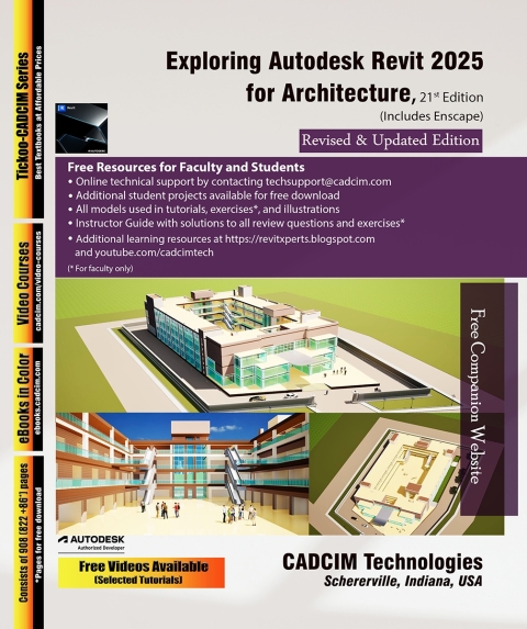 Cover image for book Exploring Autodesk Revit 2025 for Architecture