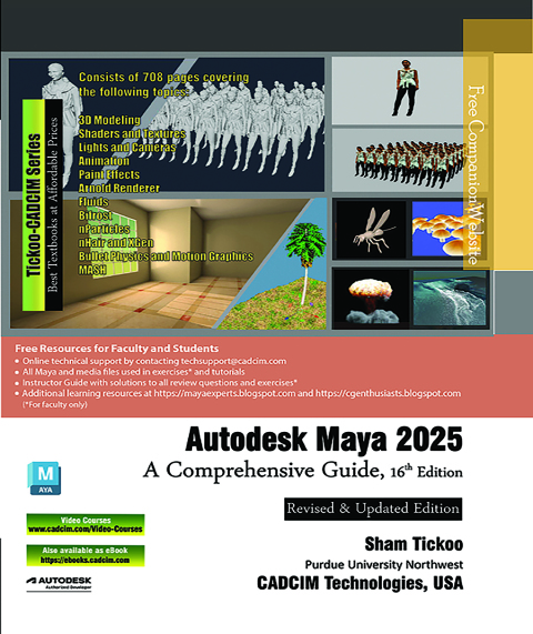 Cover image for book Autodesk Maya 2025: A Comprehensive Guide
