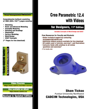 Creo Parametric 12.4 with Videos for Designers
