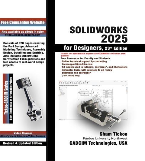 Cover image for book SOLIDWORKS 2025 for Designers, 23rd Edition