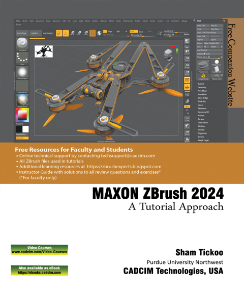 Cover image for book MAXON ZBrush 2024: A Tutorial Approach