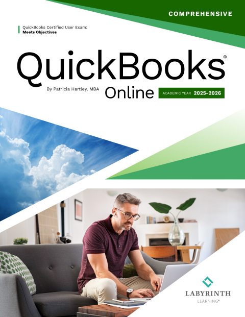 Cover image for book QuickBooks Online: Comprehensive, Academic Year 2025-2026