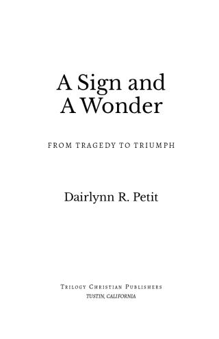 A Sign and a Wonder