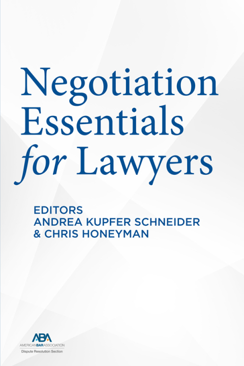 Cover image for book Negotiation Essentials for Lawyers