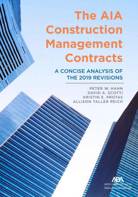 Cover image for book The AIA Construction Management Contracts