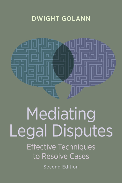 Cover image for book Mediating Legal Disputes