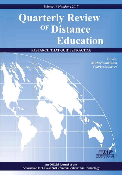 Cover image for book Quarterly Review of Distance Education: Volume 18 #4