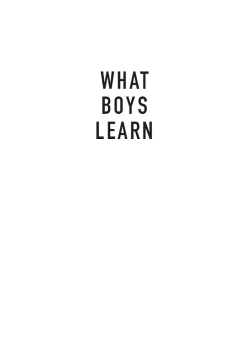 Cover image for book What Boys Learn