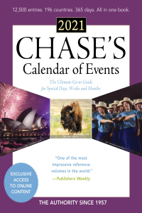 Cover image: Chase's Calendar of Events 2021 9781641434232