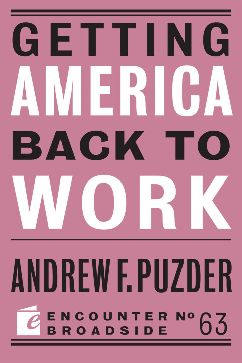 Cover image for book Getting America Back to Work