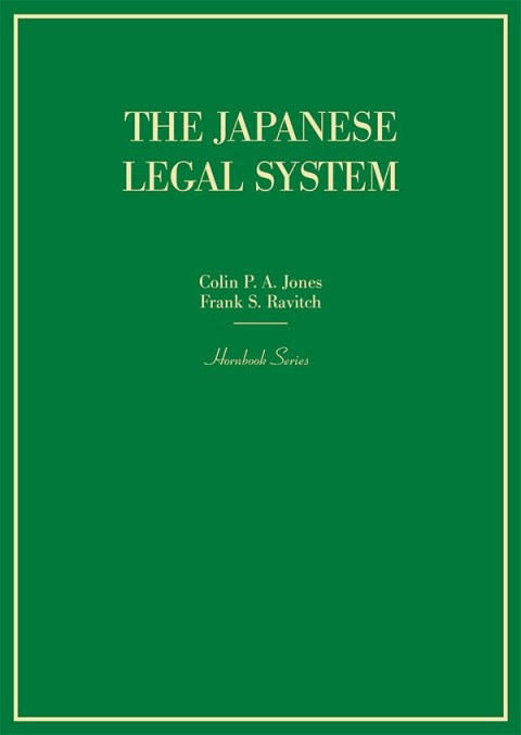 Cover image for book Jones and Ravitch's The Japanese Legal System