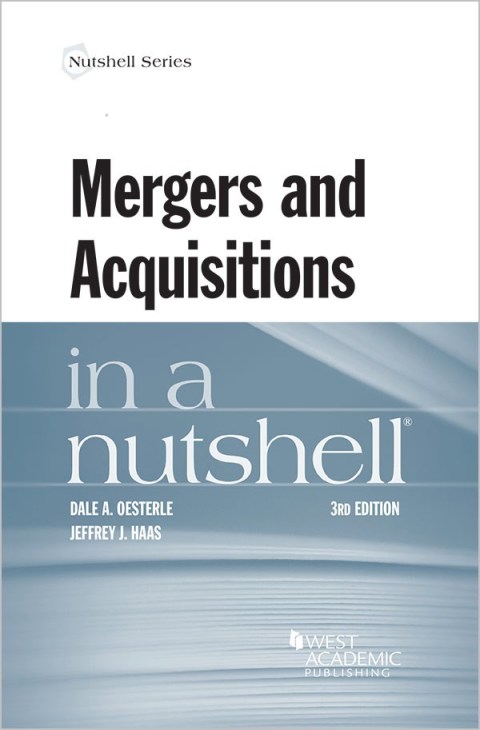 Cover image for book Oesterle and Haas's Mergers and Acquisitions in a Nutshell