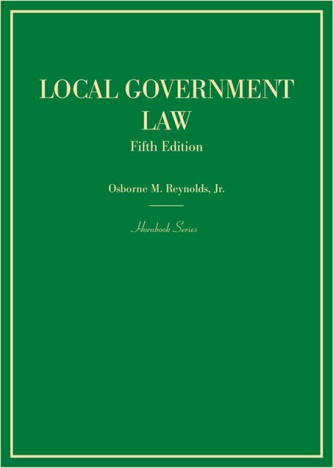 Cover image for book Reynolds's Local Government Law