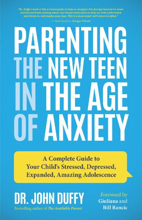 Cover image for book Parenting the New Teen in the Age of Anxiety