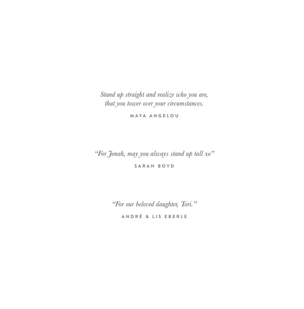 The Boy Who Stood Up Tall (eBook)