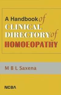 Cover image: A Handbook of Clinical Directory of Homoeopathy 9781642872927
